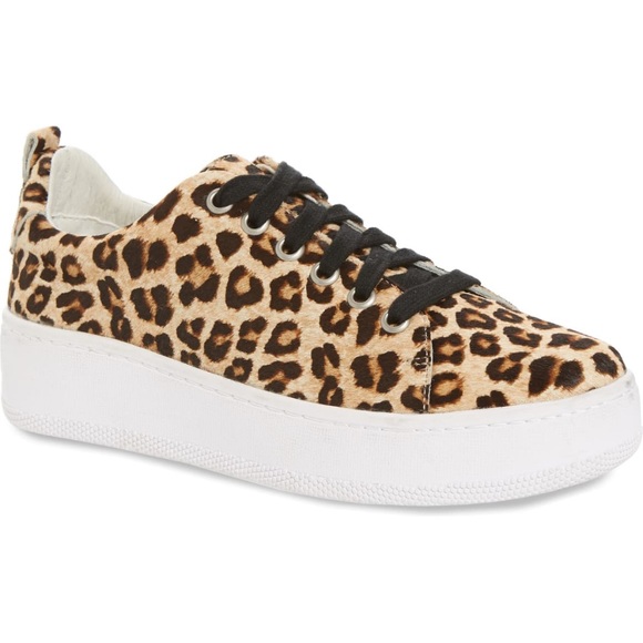 halogen leopard sneakers